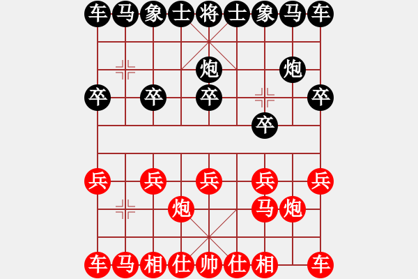 象棋棋譜圖片：aa - 步數(shù)：4 