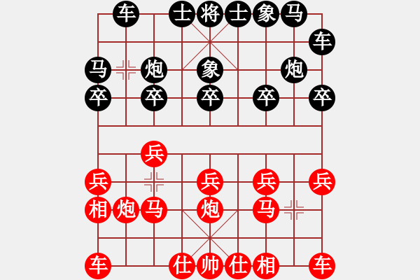 象棋棋谱图片：bigfun(9段)-胜-东方不赢(7段) - 步数：10 