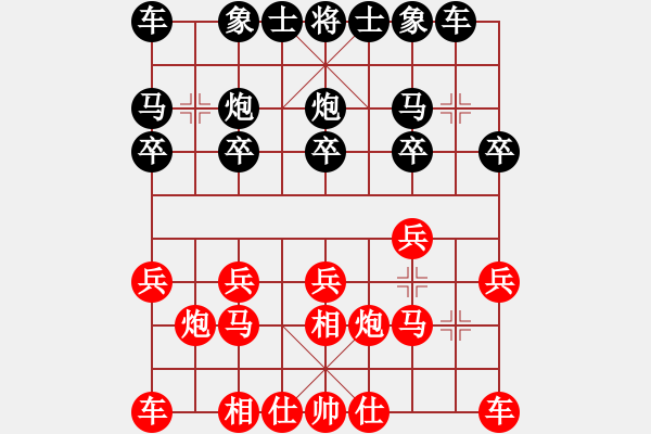 象棋棋譜圖片：葉新洲 先和 潘振波 - 步數(shù)：10 