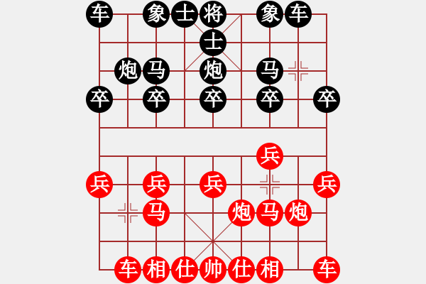 象棋棋譜圖片：向往浪漫[1760650597] -VS- 橫才俊儒[292832991] - 步數(shù)：10 