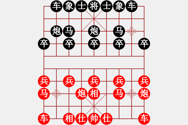 象棋棋譜圖片：成功[紅] -VS- 真愛ka永恒 [黑]（1） - 步數(shù)：10 