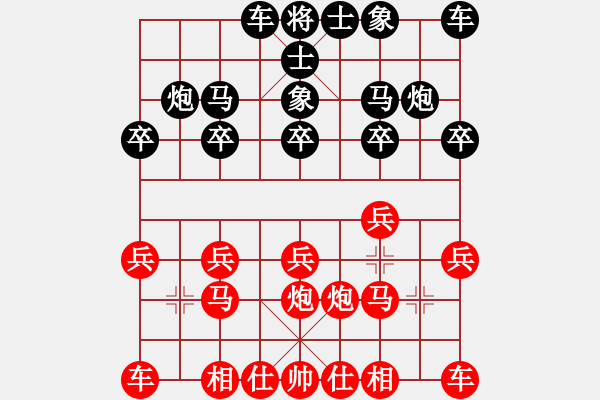 象棋棋譜圖片：3083232(校尉) 勝 1215289(校尉) - 步數(shù)：10 