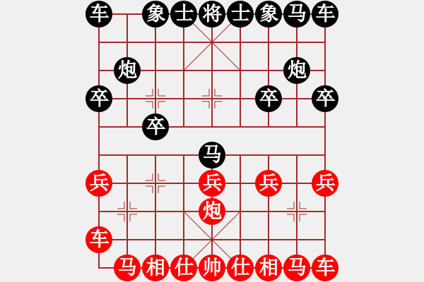 象棋棋譜圖片：淡雅飄香 之 棄空變例 防雙車同側(cè)破士 - 步數(shù)：10 