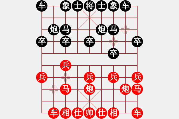 象棋棋譜圖片：探索修心的境界[419849043] -VS- 小河溝摸魚[337135521] - 步數(shù)：10 