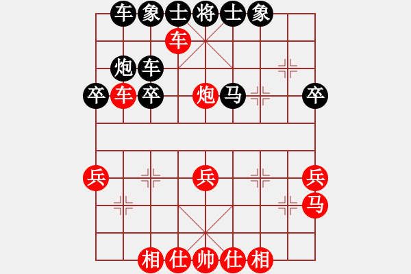 象棋棋譜圖片：探索修心的境界[419849043] -VS- 小河溝摸魚[337135521] - 步數(shù)：33 