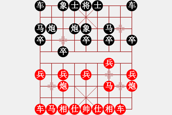 象棋棋譜圖片：弈博群丁曉東勝棋士群張柯新.pgn - 步數(shù)：10 