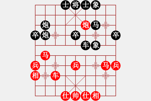 象棋棋譜圖片：紫薇花對紫微郎 負 滴滴滴滴 - 步數：40 