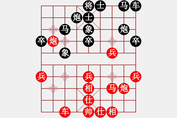 象棋棋譜圖片：至尊四哥(0舵)-和-四核弱機(jī)(0舵) - 步數(shù)：30 