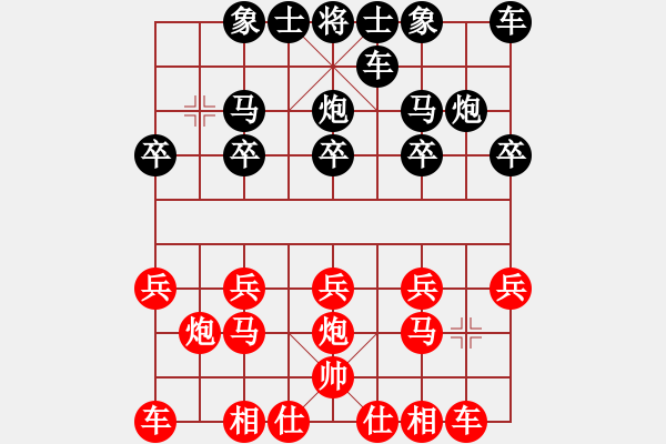 象棋棋譜圖片：御駕親征 - 步數(shù)：10 