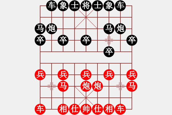 象棋棋譜圖片：luoguoxin勝ledayong-士角炮對(duì)進(jìn)7卒20201127 - 步數(shù)：10 