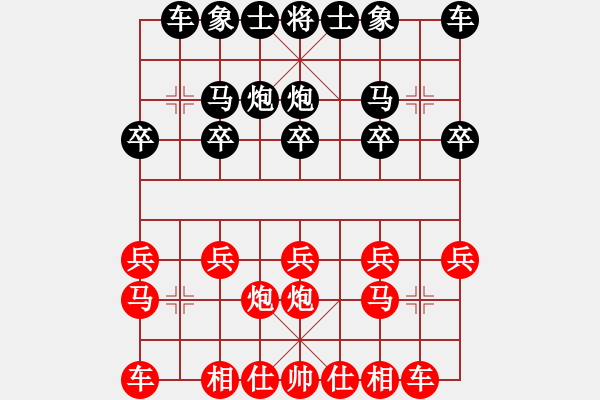 象棋棋谱图片：申建广(5f)-负-张育维(5f) - 步数：10 
