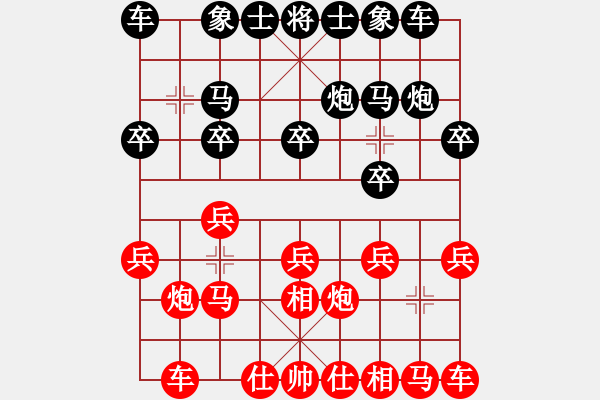 象棋棋譜圖片：溧陽 蔣鋒 負 金壇 楊瑞忠 - 步數(shù)：10 