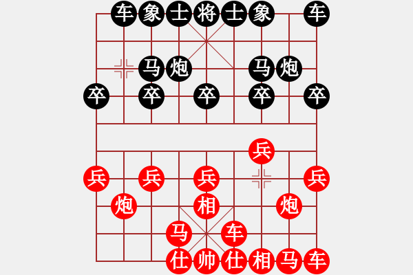 象棋棋譜圖片：公開組第七輪廣東梁運龍先和湖南曾琦.XQF - 步數(shù)：10 