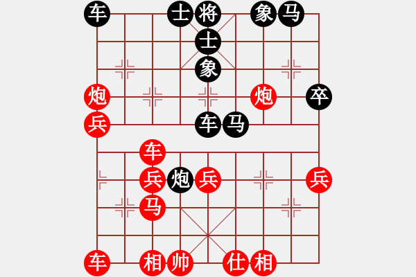 象棋棋譜圖片：群星賞月(4R)-勝-漁舟唱晚(5R) 2015年11月19日 22點6分.PGN - 步數(shù)：40 