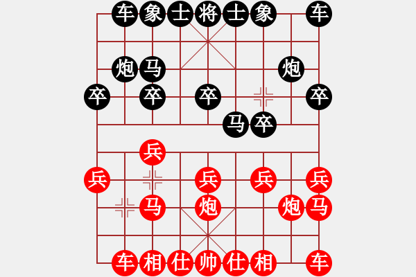 象棋棋譜圖片：十三水過(guò)(月將)-勝-青島棋迷(9級(jí)) - 步數(shù)：10 