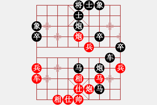 象棋棋譜圖片：石門(mén)寶刀紅(6段)-負(fù)-新業(yè)余高手(4段) - 步數(shù)：60 