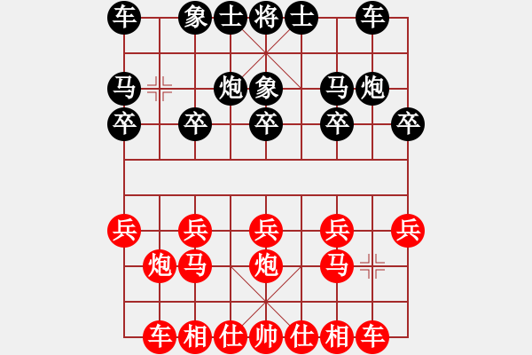 象棋棋譜圖片：中炮對(duì)進(jìn)左馬（業(yè)四升業(yè)五評(píng)測(cè)對(duì)局）我先勝 - 步數(shù)：10 