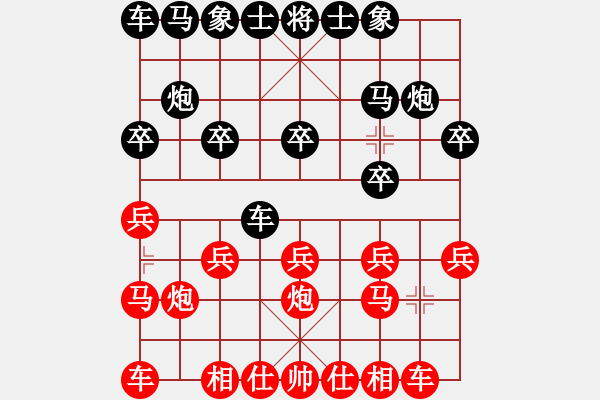 象棋棋谱图片：铎镡duoxin[924301329] -VS- 横才俊儒[292832991] - 步数：10 