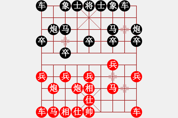 象棋棋谱图片：20240324-1 - 步数：10 