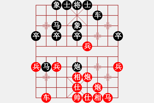 象棋棋譜圖片：1506101929 一休大師-劉永富 - 步數(shù)：30 