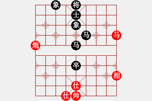 象棋棋譜圖片：qimingxing(9級)-負(fù)-laomu(2段) - 步數(shù)：90 