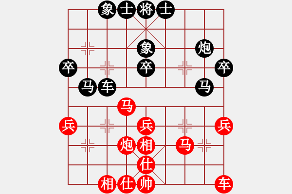 象棋棋譜圖片：征滅邪惡(月將)-和-電工機(jī)械(日帥) - 步數(shù)：30 