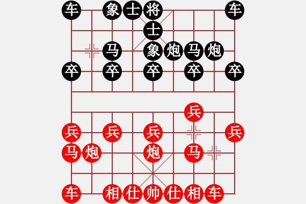 象棋棋譜圖片：嘴角揚(yáng)揚(yáng)[50129759] -VS- ★雨中寒★[50750655] - 步數(shù)：10 