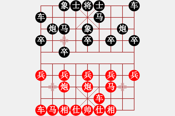 象棋棋譜圖片：鐵五局黃明昌（勝）省人防辦王起倫 - 步數(shù)：10 