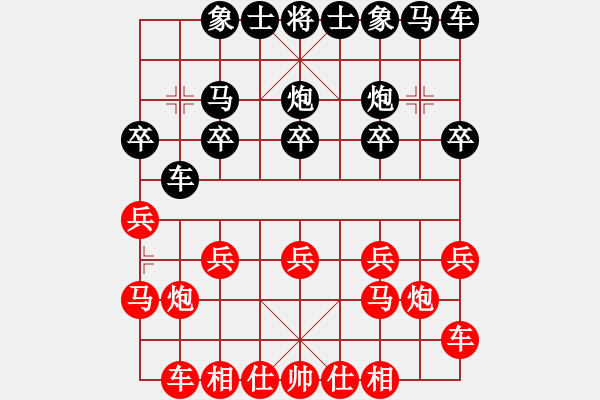 象棋棋譜圖片：2018年01月11日老雷說象棋(127)教你們象棋開局，九尾龜，高手對決！ - 步數：10 