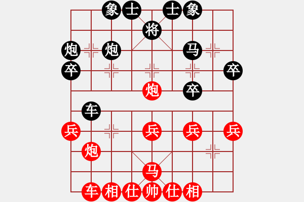 象棋棋譜圖片：2006年迪瀾杯弈天聯(lián)賽第八輪：楚水烈日(5r)-負(fù)-海盜雨(5r) - 步數(shù)：30 