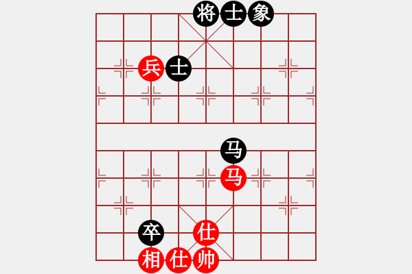 象棋棋譜圖片：jbjbq(風(fēng)魔)-和-ttmmzz(9星)對(duì)兵局 - 步數(shù)：110 