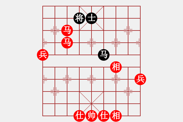 象棋棋譜圖片：二郎神楊戩(無極)-勝-神劍金牌庫(無極) - 步數(shù)：170 