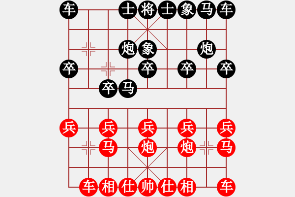 象棋棋譜圖片：天高地厚[黑] - 【中】西西里防御[609092485] - 2011-12-11 2242 - 步數(shù)：10 