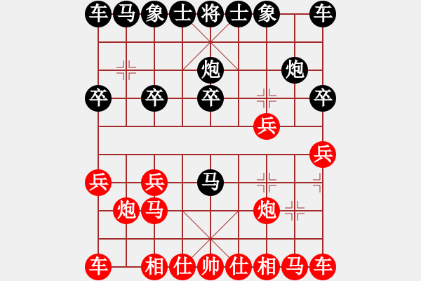 象棋棋譜圖片：2380局 A08-邊兵局-旋風(fēng)引擎23層(2848) 先勝 荀彧(2050) - 步數(shù)：10 