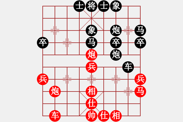 象棋棋譜圖片：瘦馬御史(5級(jí))-負(fù)-bbboy002(初級(jí)) - 步數(shù)：40 