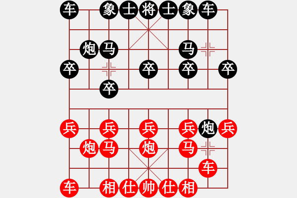 象棋棋譜圖片：一線之間[2633993492] -VS- 晴天下雨[59919998] - 步數(shù)：10 