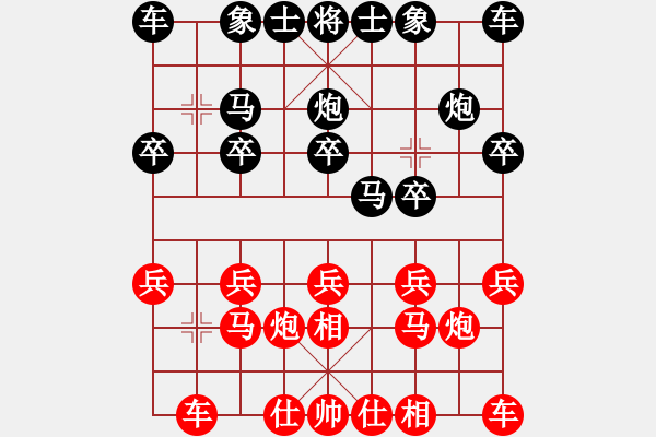 象棋棋譜圖片：150126 黃黃（負(fù)）阿波 起馬局弈于麻蓋 - 步數(shù)：10 