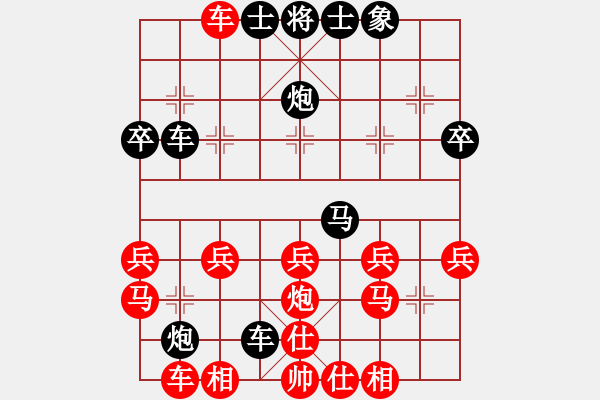 象棋棋譜圖片：《途游開心象棋》快棋波波先負(fù)太守棋狂2016?6?6 - 步數(shù)：30 