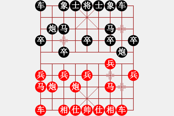 象棋棋谱图片：晴空飘雪(5段)-和-微型螺纹(4段) - 步数：10 