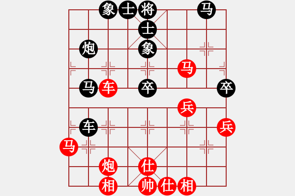 象棋棋譜圖片：淋病劉希國(guó)(4段)-和-襄陽(yáng)棋尊(5段) - 步數(shù)：40 