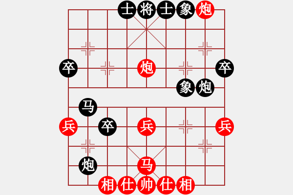 象棋棋譜圖片：神仙魚(yú)(6段)-負(fù)-呼嘯山風(fēng)(4段) - 步數(shù)：40 