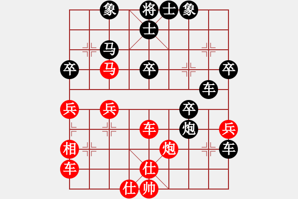 象棋棋譜圖片：不悔戰(zhàn)車(6弦)-負(fù)-金蛇劍(電神) - 步數(shù)：40 