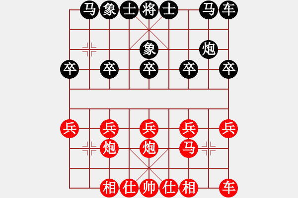 象棋棋譜圖片：得車后車馬炮冷著 - 步數(shù)：10 