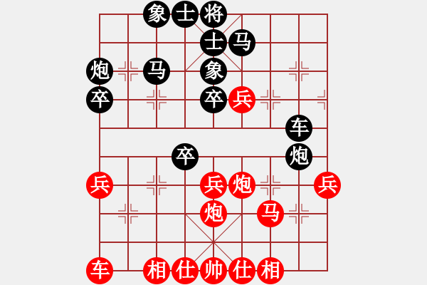 象棋棋譜圖片：鄭乃東     先負(fù) 劉宗澤     - 步數(shù)：40 