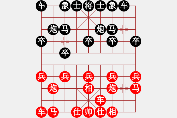 象棋棋譜圖片：無名尊者(1段)-負-黑影子(7段) - 步數(shù)：10 