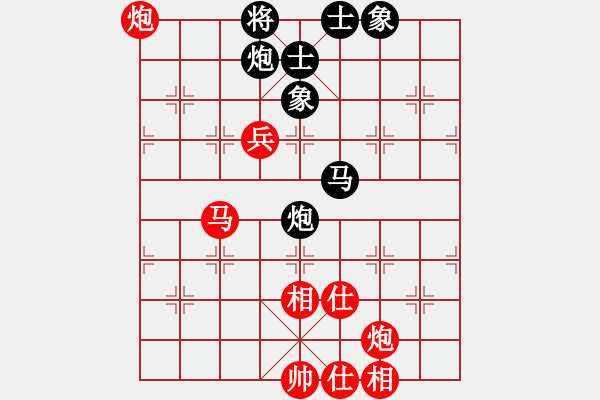 象棋棋谱图片：张江       先和 聂铁文     - 步数：100 