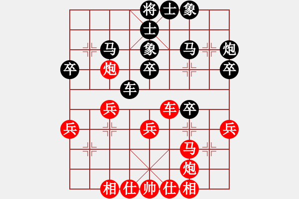 象棋棋譜圖片：梁山魯提轄(風(fēng)魔)-勝-往事如煙(9星) - 步數(shù)：40 