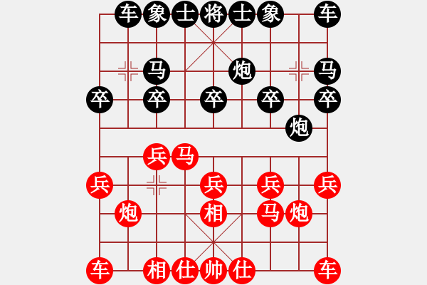 象棋棋譜圖片：順其自然[1550294388] -VS- ╰人不霸道枉少年灬[694135840] - 步數(shù)：10 