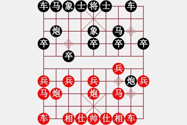 象棋棋譜圖片：jikunlin[紅] -VS- 夢(mèng)6591[黑] - 步數(shù)：10 