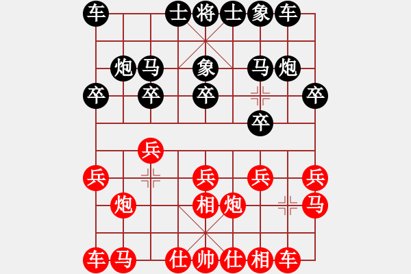 象棋棋譜圖片：趙旸鶴 先和 金松 - 步數(shù)：10 